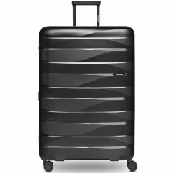 Bergpfeil Hartgepäck|4-Rollen Koffer<Travel 4-Rollen Trolley L 75 cm mit Dehnfalte black night metallic