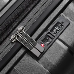 Bergpfeil Hartgepäck|4-Rollen Koffer<Travel 4-Rollen Trolley L 75 cm mit Dehnfalte black night metallic