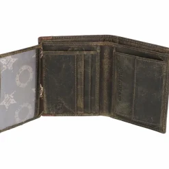 Herren Billy the Kid Hunter Geldbörse RFID Leder 10 cm