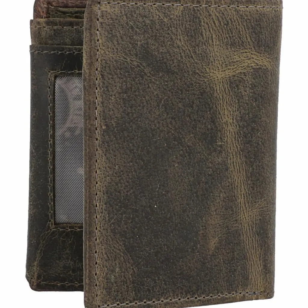 Herren Billy the Kid Hunter Geldbörse RFID Leder 8 cm