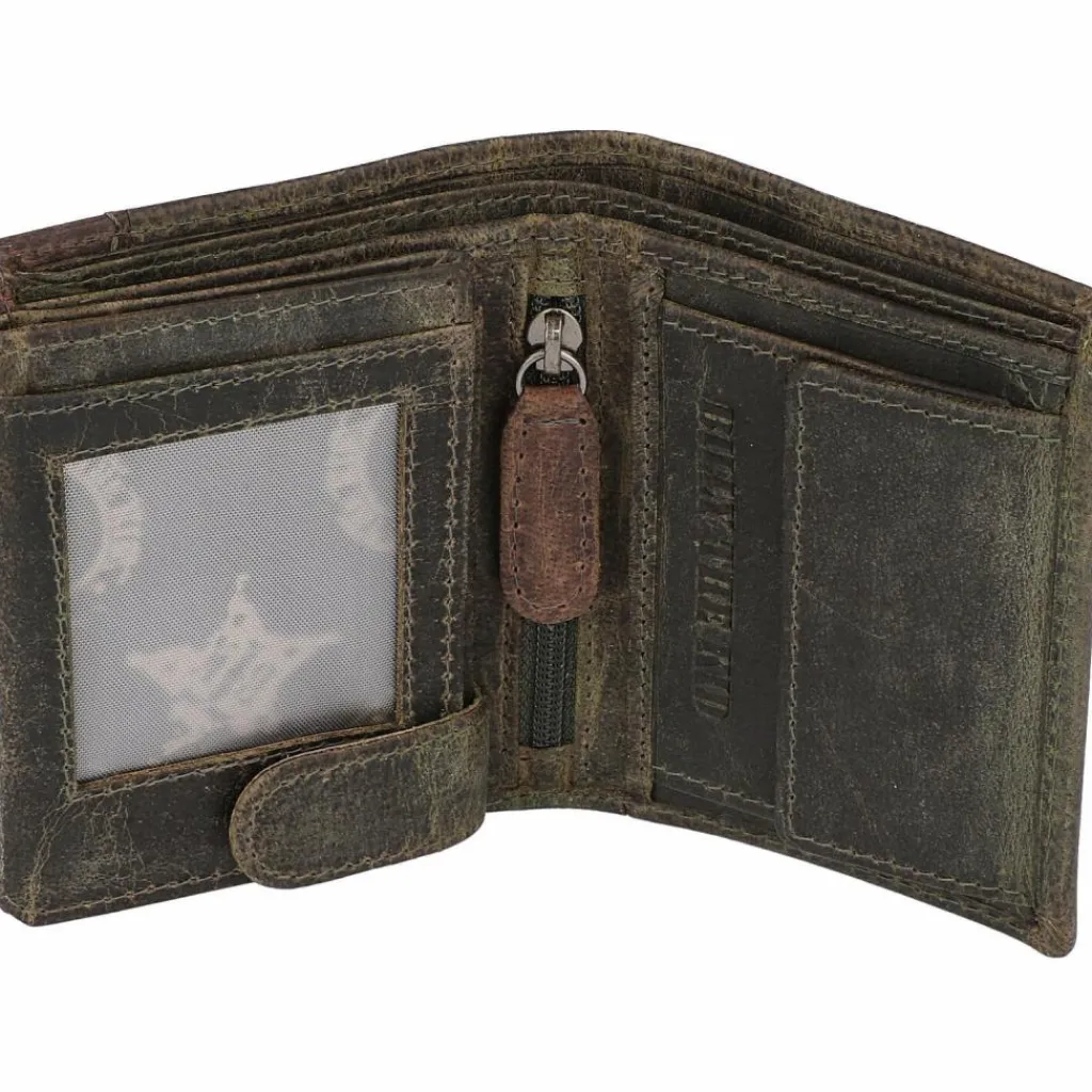 Herren Billy the Kid Hunter Geldbörse RFID Leder 8 cm