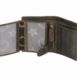 Herren Billy the Kid Hunter Geldbörse RFID Leder 8 cm