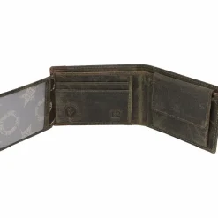 Herren Billy the Kid Hunter Geldbörse RFID Leder 12 cm