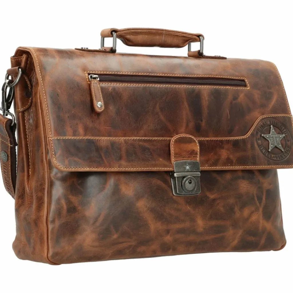Billy the Kid Aktentaschen<Ranger A4 Aktentasche Leder 40 cm brown