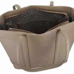 Sale Bogner Bozen Zeta Shopper Tasche Leder 31 cm simply taupe
