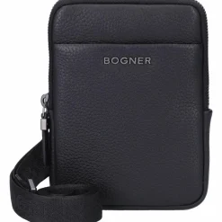 Bogner Umhängetaschen<Jasper Jacob Umhängetasche Leder 13 cm black