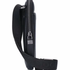 Bogner Umhängetaschen<Jasper Jacob Umhängetasche Leder 13 cm black