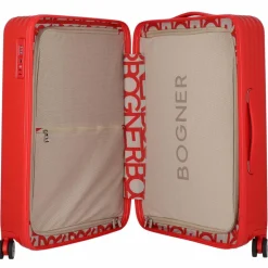 Online Bogner Piz 4 Rollen Trolley M 65 cm red