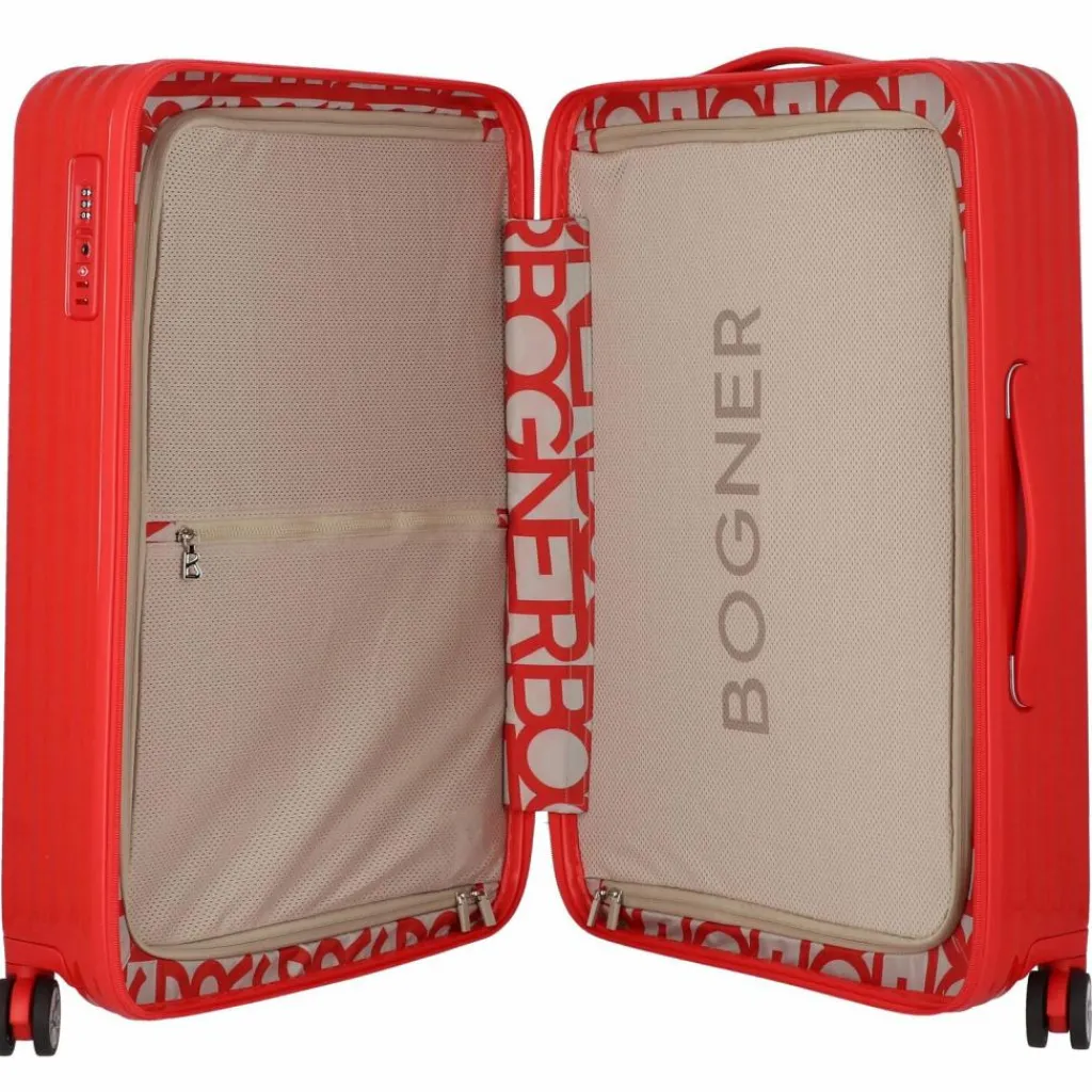 Online Bogner Piz 4 Rollen Trolley M 65 cm red