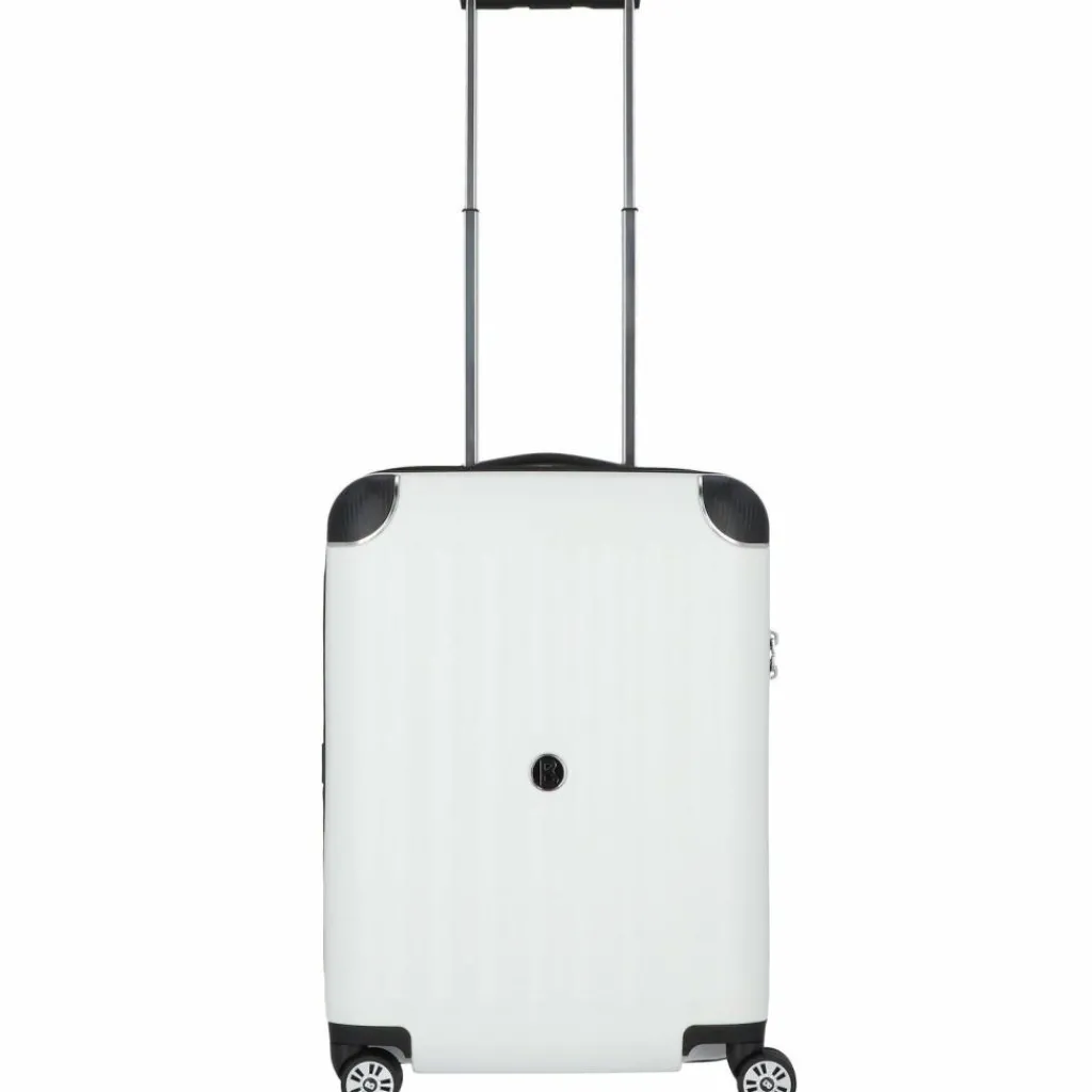 Best Bogner Piz Deluxe 4 Rollen Kabinentrolley 55 cm white