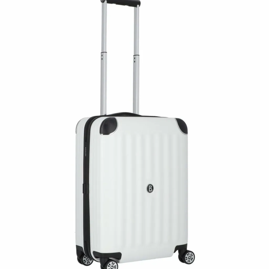 Best Bogner Piz Deluxe 4 Rollen Kabinentrolley 55 cm white