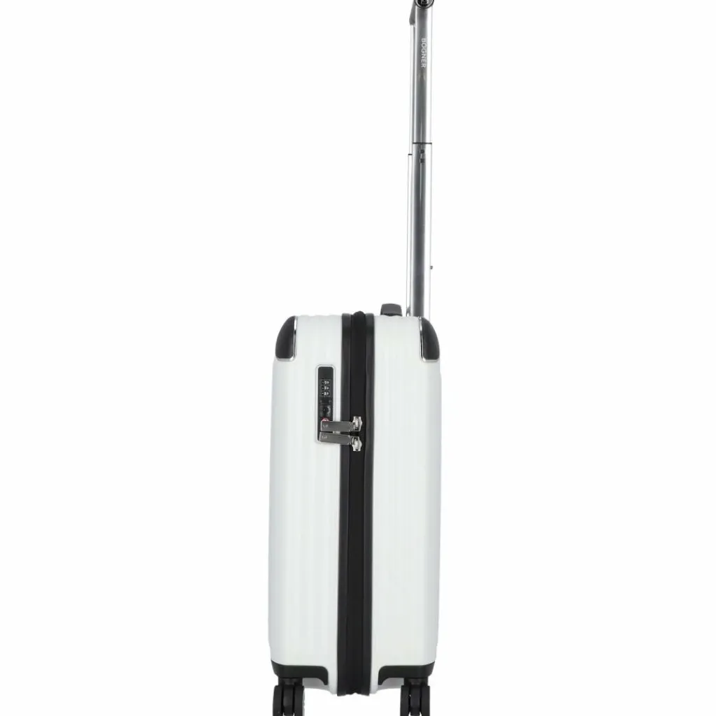 Best Bogner Piz Deluxe 4 Rollen Kabinentrolley 55 cm white