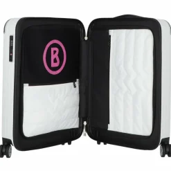 Best Bogner Piz Deluxe 4 Rollen Kabinentrolley 55 cm white