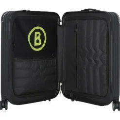 Hot Bogner Piz Deluxe 4 Rollen Kabinentrolley 55 cm black