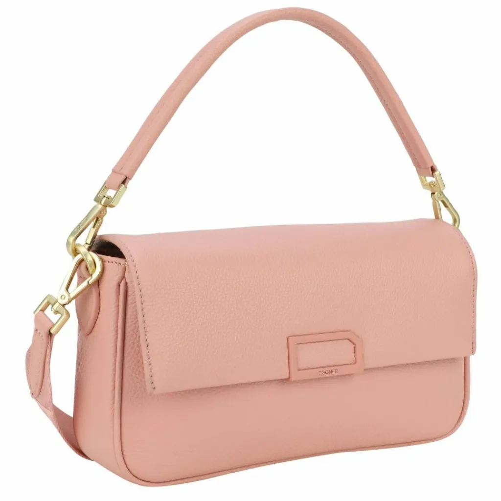 Bogner Schultertaschen<Pontresina Schultertasche Leder 27 cm rose