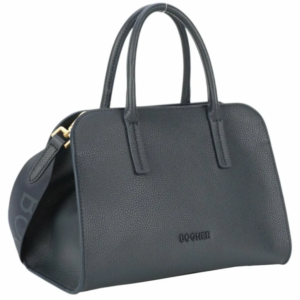 Bogner Henkeltaschen<Pontresina Tonina Handtasche Leder 28 cm darkblue