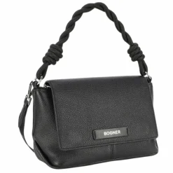 Bogner Schultertaschen<Vanil Stefania Schultertasche Leder 24 cm black