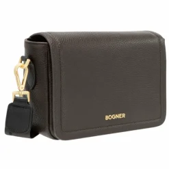 Best Bogner Wallis Bar Umhängetasche Leder 23 cm seal brown