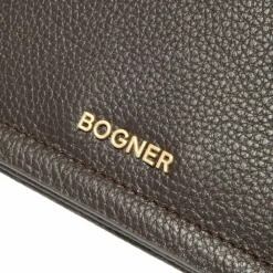 Best Bogner Wallis Bar Umhängetasche Leder 23 cm seal brown
