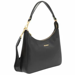 Bogner Schultertaschen<Wallis Odette Schultertasche Leder 32 cm black