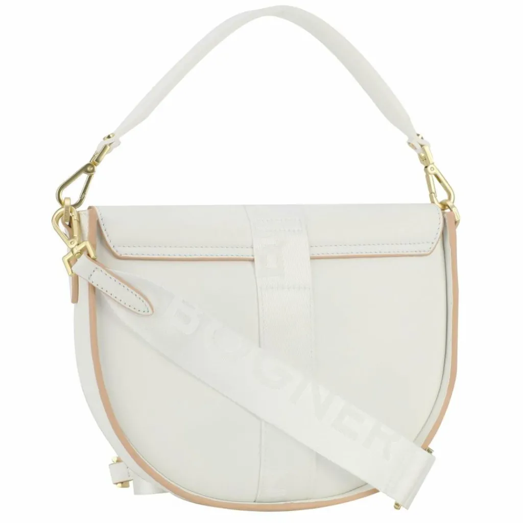 Online Bogner Zuoz Cassy Schultertasche Leder 21 cm white