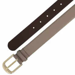 Boss Damengürtel<Anna Gürtel Leder dark beige