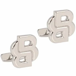 Boss Manschettenknöpfe<B-DoubleB 2 Manschettenknöpfe Messing 1.5 cm silver