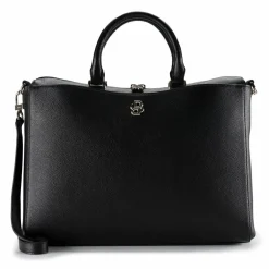 Boss Henkeltaschen<B-Icon Handtasche Leder 38 cm Laptopfach black