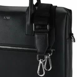 Boss Daxter Aktentasche Leder 38 cm Laptopfach