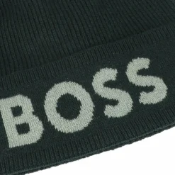 Boss Mützen<Elio Strickmütze open green