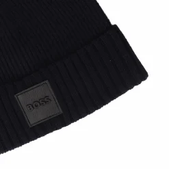 Online Boss Flavio Strickmütze dark blue