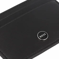 Boss Visitenkartenetuis<GB Kreditkartenetui Leder 10 cm Geschenkbox black