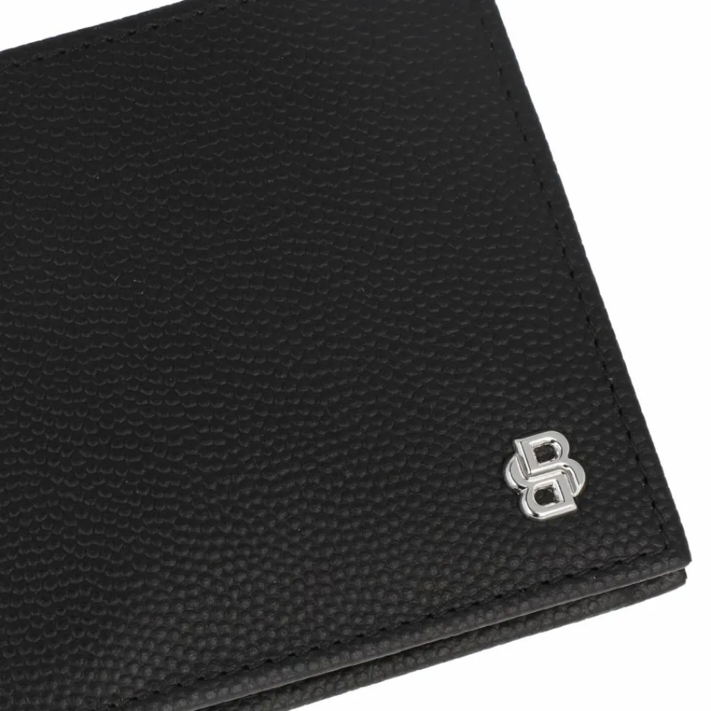 Boss Herrengeldbörsen Querformat<Geldbörse RFID Schutz Leder 16.5 cm Geschenkbox black