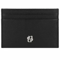 Boss Herrengeldbörsen Querformat<Geldbörse RFID Schutz Leder 16.5 cm Geschenkbox black