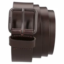 Boss Gürtel Leder dark brown