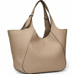 Boss Shopper|Henkeltaschen<Lenah Shopper Tasche Leder 40 cm open brown
