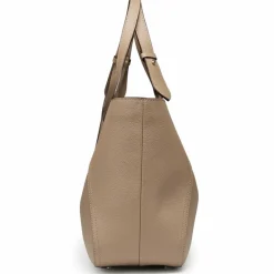 Boss Shopper|Henkeltaschen<Lenah Shopper Tasche Leder 40 cm open brown