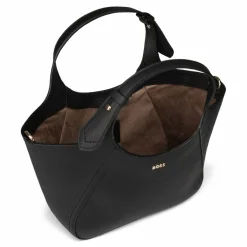 Boss Shopper|Schultertaschen<Lenah Shopper Tasche Leder 23 cm black