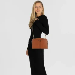 Boss Umhängetaschen<Lidney Umhängetasche Leder 21 cm medium brown