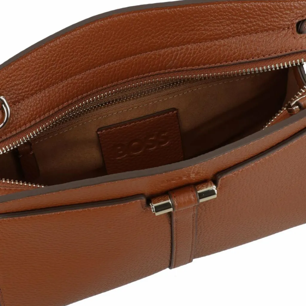 Boss Umhängetaschen<Lidney Umhängetasche Leder 21 cm medium brown
