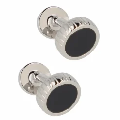 Boss Manschettenknöpfe<Manschettenknöpfe Messing 2 cm black