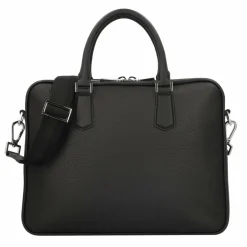 Boss Laptoptaschen|Aktentaschen<New Crosstown Aktentasche Leder 38 cm Laptopfach black