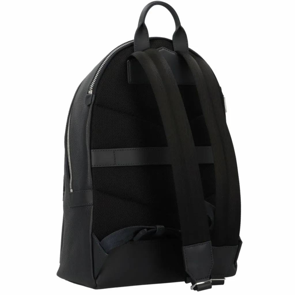 Hot Boss New Crosstown Daypack Leder 42 cm Laptopfach navy