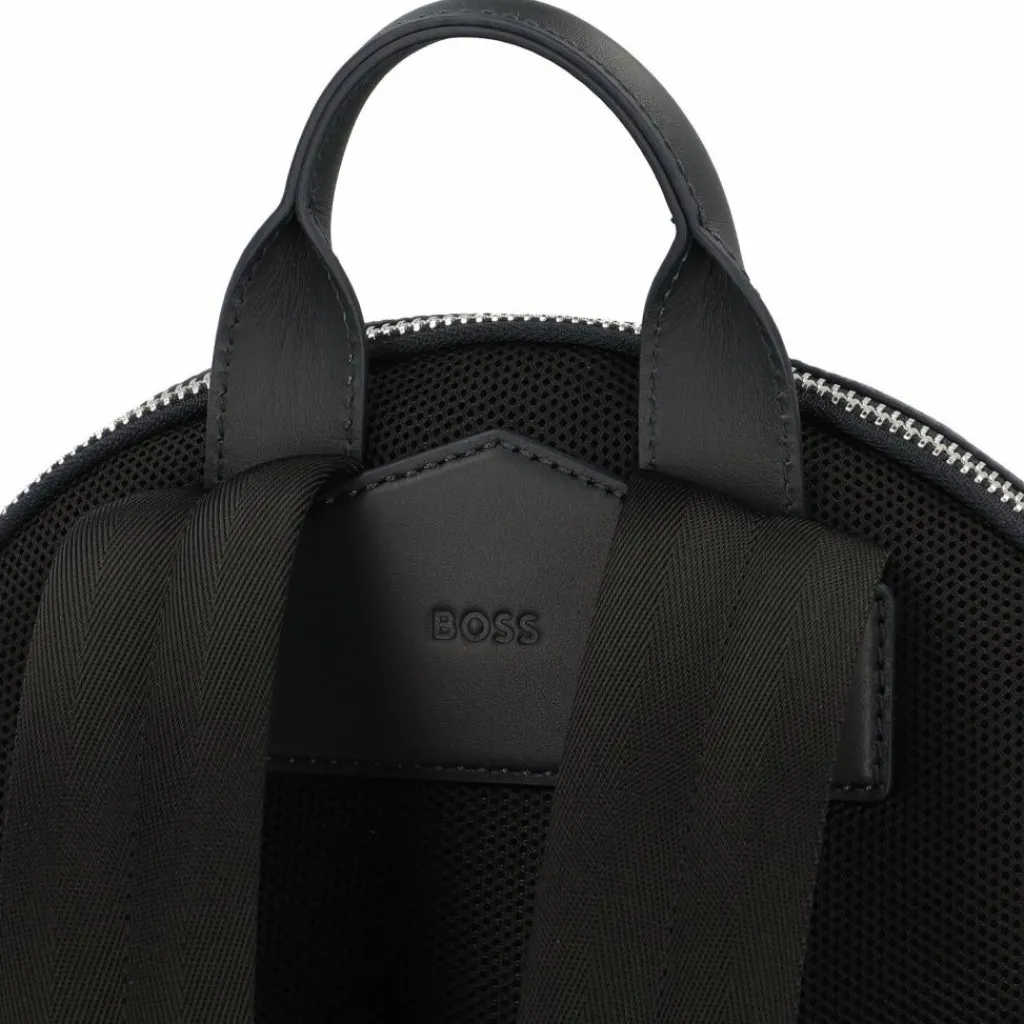 Hot Boss New Crosstown Daypack Leder 42 cm Laptopfach navy