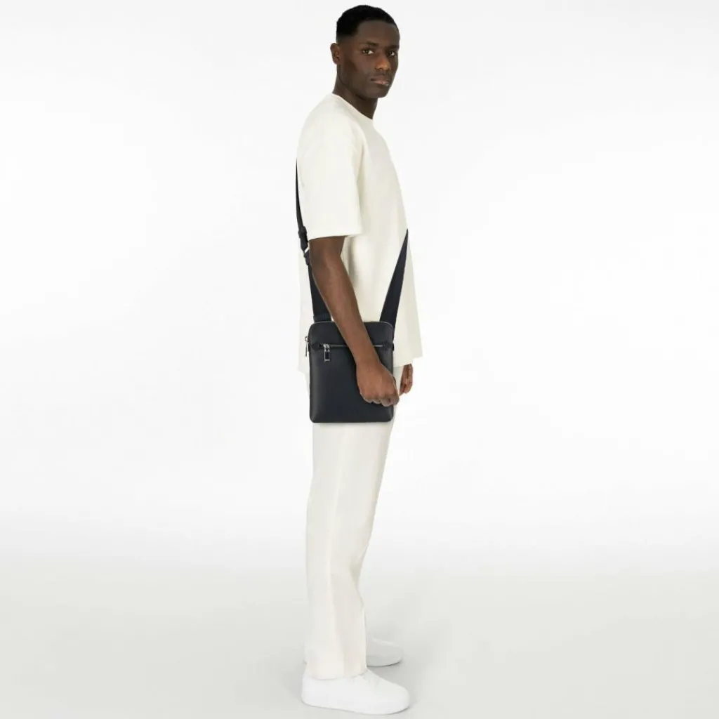 Boss New Crosstown Umhängetasche Leder 21 cm