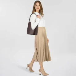 Outlet Boss Numah Schultertasche Leder 23 cm open purple