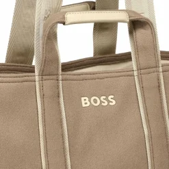 Boss Shopper|Henkeltaschen<Palmah Shopper Tasche 39 cm open brown