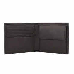 Discount Boss Randy Geldbörse Leder 11 cm dark brown