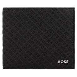 Sale Boss Zair Geldbörse RFID Schutz Leder 11 cm black