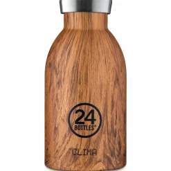 New 24Bottles Clima Trinkflasche 330 ml sequoia wood
